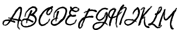 ZeBrushFREE Font UPPERCASE