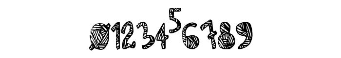 Zebra irregular Font OTHER CHARS