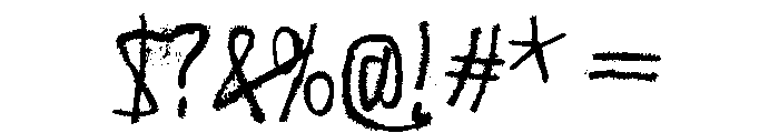 Zebra zim zero Font OTHER CHARS