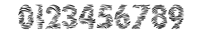 Zebra Font OTHER CHARS