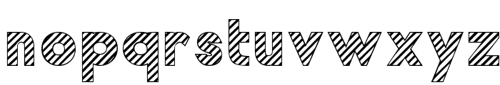 Zebrures Tryout Font LOWERCASE
