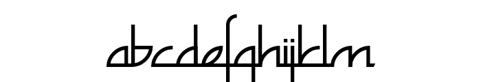 Zefir Font LOWERCASE