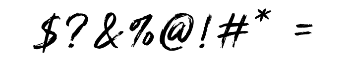 Zenghief-Regular Font OTHER CHARS