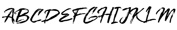 Zenghief-Regular Font UPPERCASE