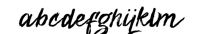 Zenghief-Regular Font LOWERCASE