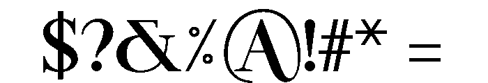 Zenitha Classic PERSONAL USE Regular Font OTHER CHARS