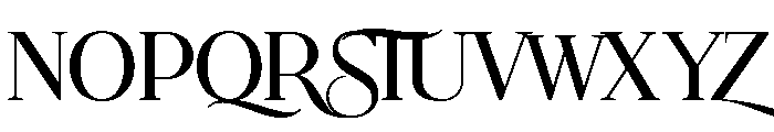 Zenitha Classic PERSONAL USE Regular Font UPPERCASE
