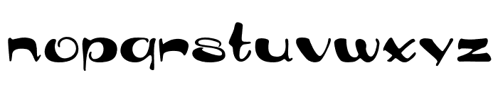 Zenteikei Regular Font LOWERCASE