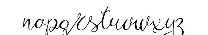 Zenyth Script Font LOWERCASE
