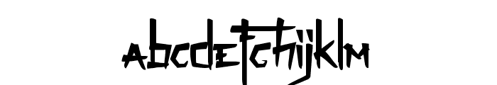 Zenzai Itachi Font LOWERCASE