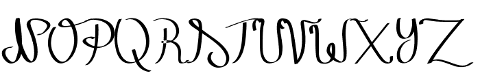 Zephiroth Straight Font UPPERCASE