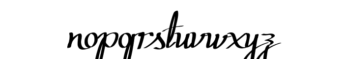 Zephiroth Font LOWERCASE