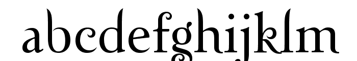 Zephyr Font LOWERCASE