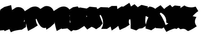 Zero Blast Extrude Extrude Font UPPERCASE