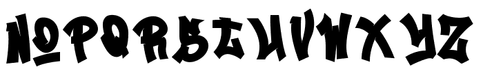 Zero Blast Solid Solid Font UPPERCASE