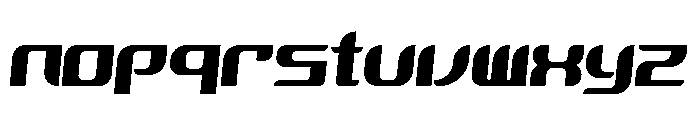 Zero G Italic Font LOWERCASE
