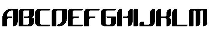 Zero G Font UPPERCASE
