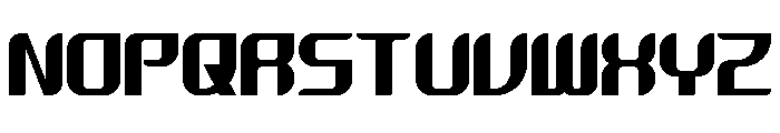 Zero G Font UPPERCASE