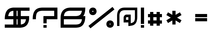 ZeroHour-Regular Font OTHER CHARS