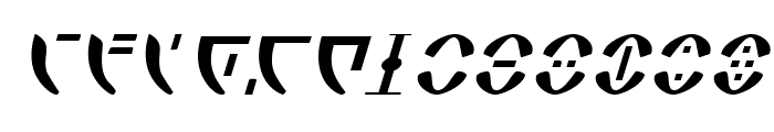 Zeta Reticuli Italic Font LOWERCASE