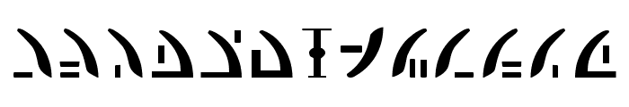 Zeta Reticuli Font UPPERCASE