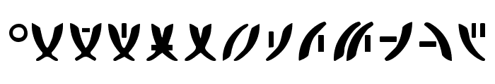 Zeta Reticuli Font LOWERCASE