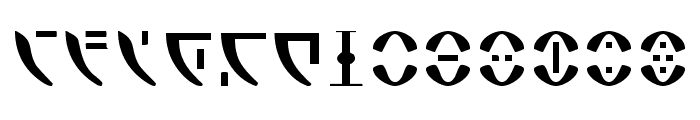 Zeta Reticuli Font LOWERCASE