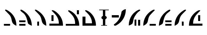 Zeta Reticuli Font UPPERCASE