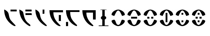 Zeta Reticuli Font LOWERCASE
