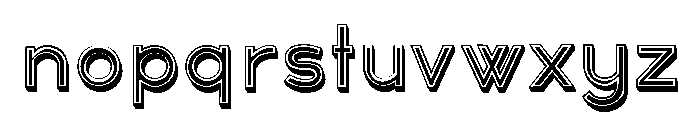 Zezen Regular Font LOWERCASE