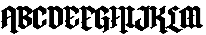 zerbeer Blk eYe/FS Regular Font UPPERCASE