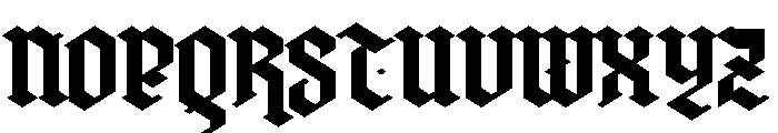 zerbeer Blk eYe/FS Regular Font UPPERCASE