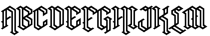 zerbeer eYe/FS Regular Font UPPERCASE