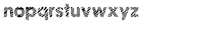 Zebramatic POW Font LOWERCASE