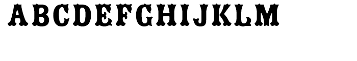 Zebrawood Fill Font LOWERCASE