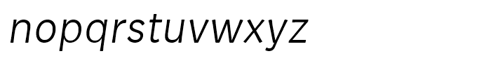 Zega Text Book Italic Font LOWERCASE