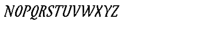 Zeitgeist Italic Font UPPERCASE