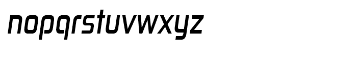 Zekton Condensed Bold Italic Font LOWERCASE