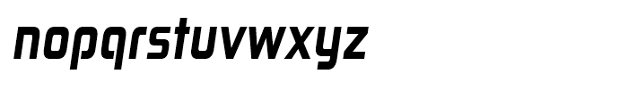 Zekton Condensed Heavy Italic Font LOWERCASE