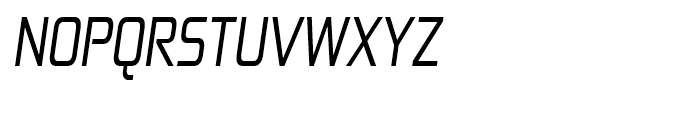 Zekton Condensed Italic Font UPPERCASE