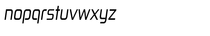 Zekton Condensed Italic Font LOWERCASE