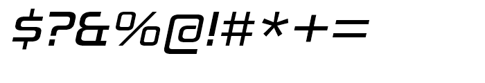 Zekton Extended Bold Italic Font OTHER CHARS
