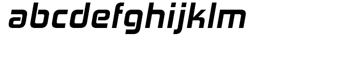 Zekton Heavy Italic Font LOWERCASE