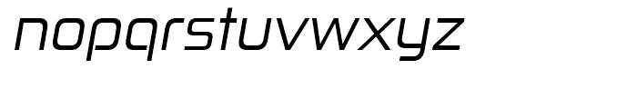 Zekton Regular Italic Font LOWERCASE