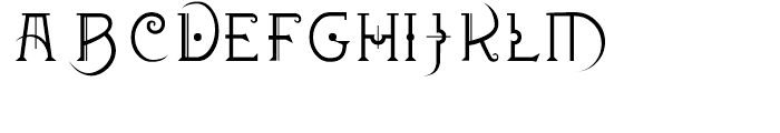 Zenthes Regular Font UPPERCASE