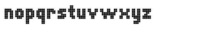 Zerbydoo Grid Font LOWERCASE