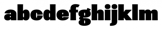 Zega Grot Black Font LOWERCASE