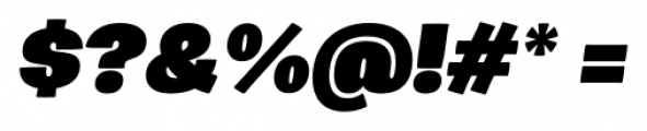 Zega Text Black Italic Font OTHER CHARS