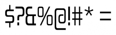 Zekton Condensed Regular Font OTHER CHARS