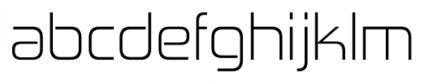 Zekton Light Font LOWERCASE